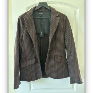 Rag & Bone Brown Multi Sadie Patterned Blazer